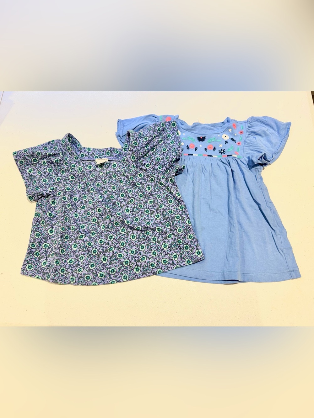 Girls' Crewcuts Ruffle Shirt Bundle size 6-7